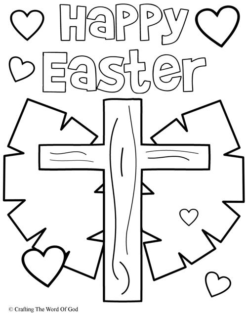 sunday school easter coloring pages - photo #31