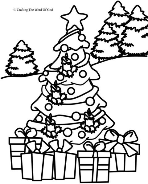 Christmas Coloring Page 1